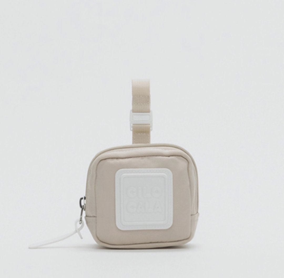石灰色小方包 - 化妆包/杂物包 - 其他材质 