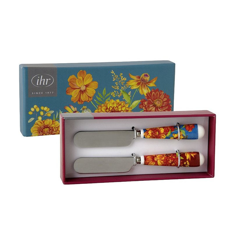 德国 IHR-奶油刀-艾雅蓝奶油刀 - 餐刀/叉/匙组合 - 不锈钢 多色