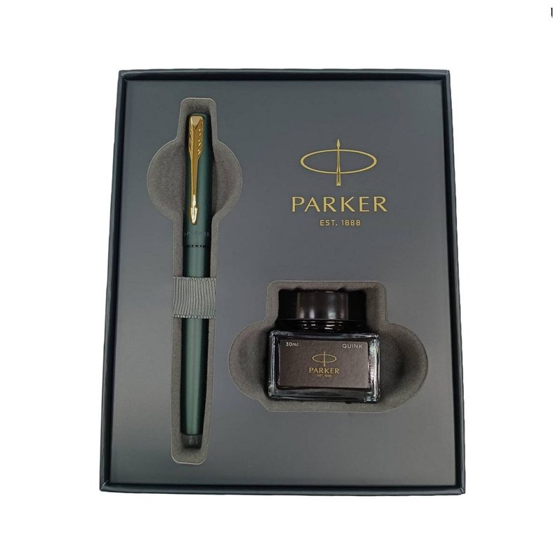PARKER 新威雅XL 钢笔 森林绿 墨水礼盒组 - 钢笔 - 其他金属 绿色