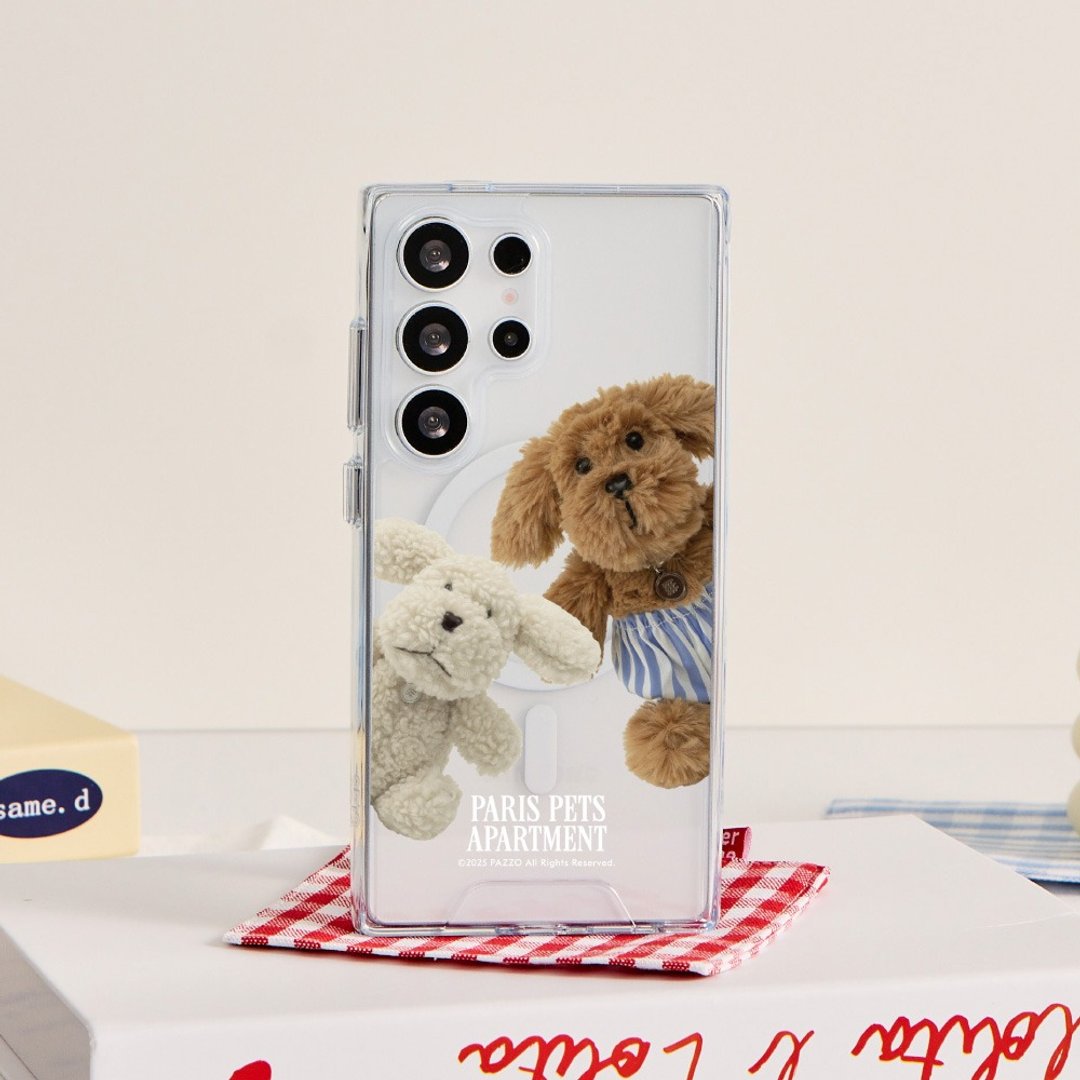 PARIS PETS狗狗大集合防摔透明SAMSUNG手机壳 - 手机壳/手机套 - 塑料 多色