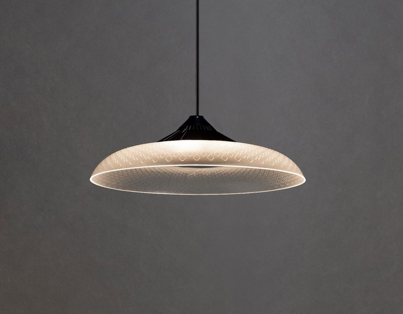 隽永情境餐桌吊灯 清透晶莹 LED光源 - 灯具/灯饰 - 其他金属 黑色