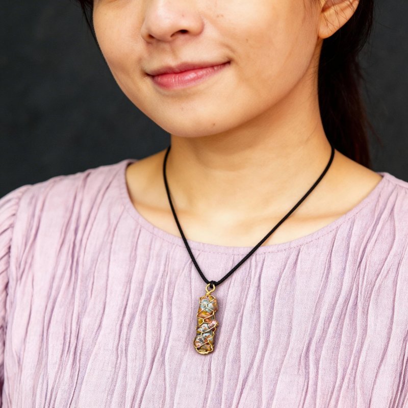 【提升财运】金银GOETHITE柱子 |天然| 贵人-事业-驱小人-驱邪 - 摆饰 - 宝石 多色