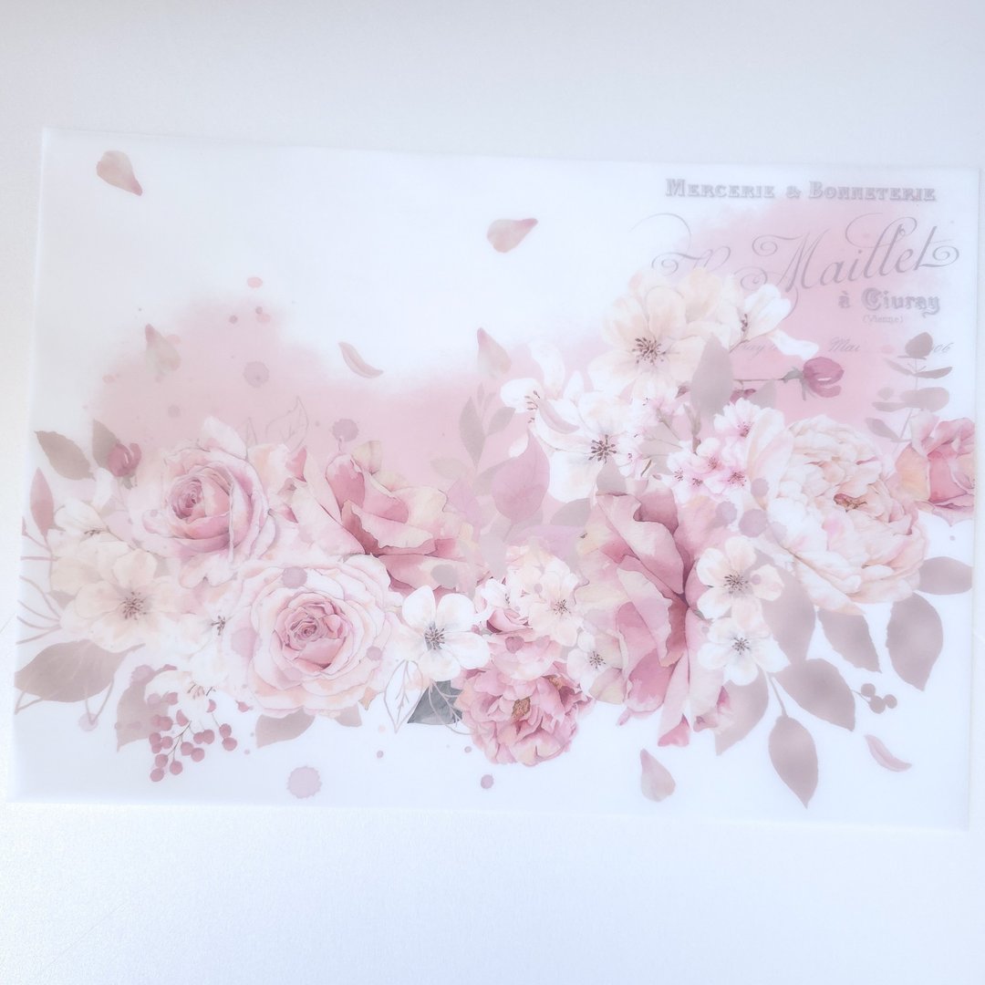 限量贩售【粉色版】SAKURA.ROSE 设计描图纸 2 - 纸盒/包装盒 - 纸 粉红色