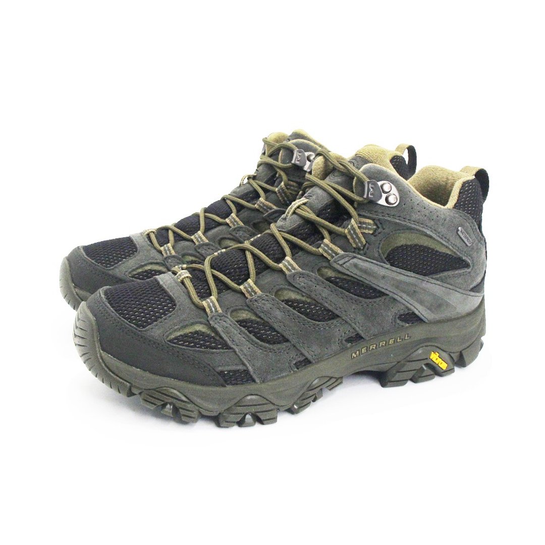 MERRELL MOAB 3 MID WP 高筒登山健行鞋 男鞋 - 墨绿色 - 男款运动鞋/球鞋 - 其他材质 