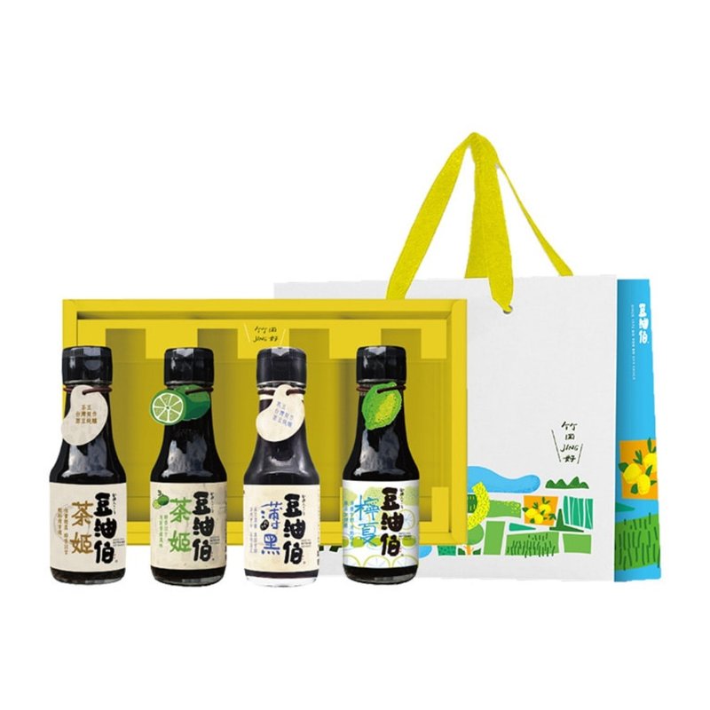 【送礼首选】 豆油伯 竹田jing酱油礼盒(得奖推荐) - 酱料/调味料 - 玻璃 咖啡色