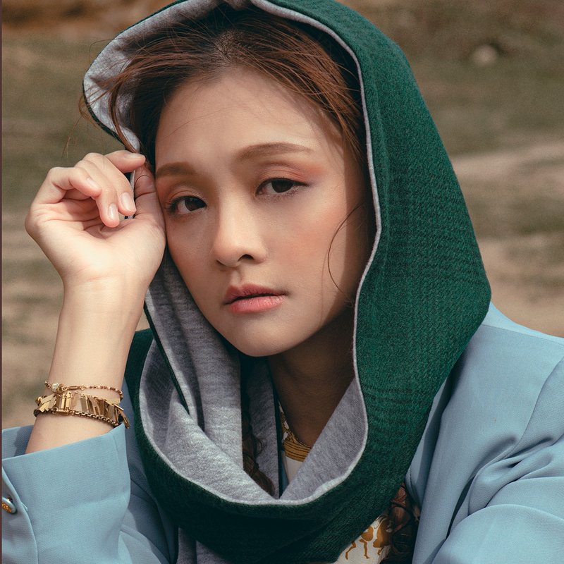 Memory 系列 - 罗马假期 Roman Holiday * 帽子围巾 - 围巾/披肩 - 其他人造纤维 绿色