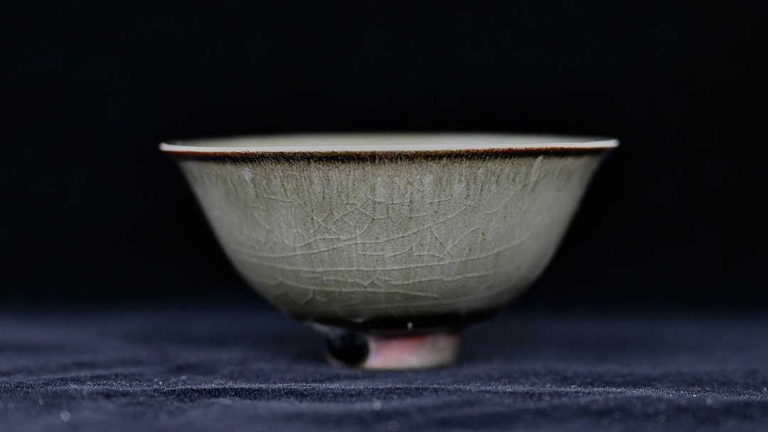 【唯一手作】柴烧龙泉青瓷小茶碗LONG032 - 茶具/茶杯 - 其他材质 