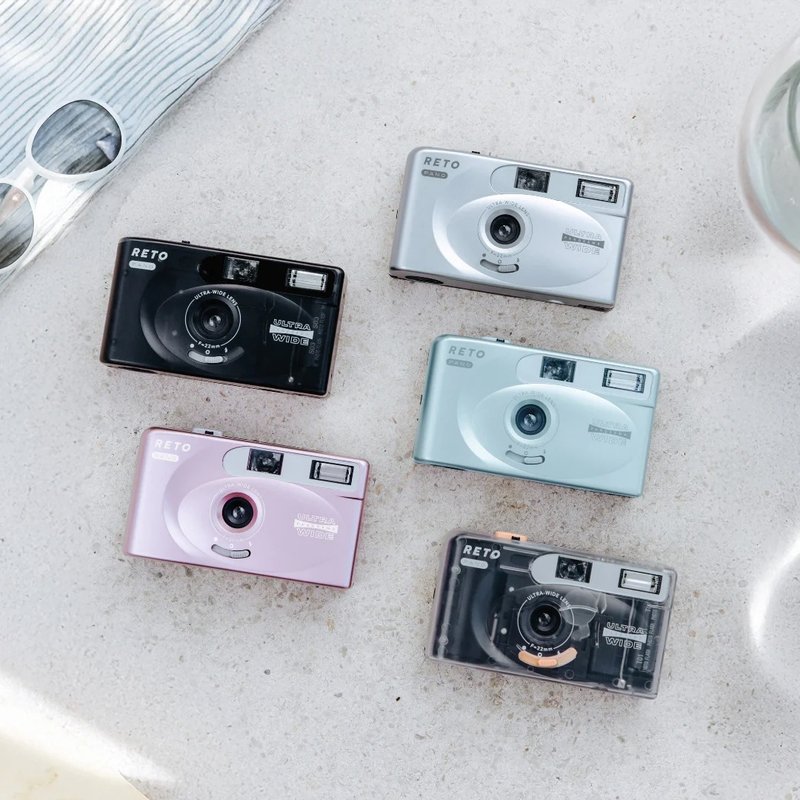 RETO PANO 冰酷 35mm 广角宽景可重复使用底片相机 - 相机 - 塑料 