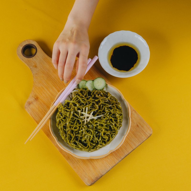 辣木椒香拌面 | 椒香麻油风味 3包/袋 - 面/面线/米粉 - 其他材质 绿色