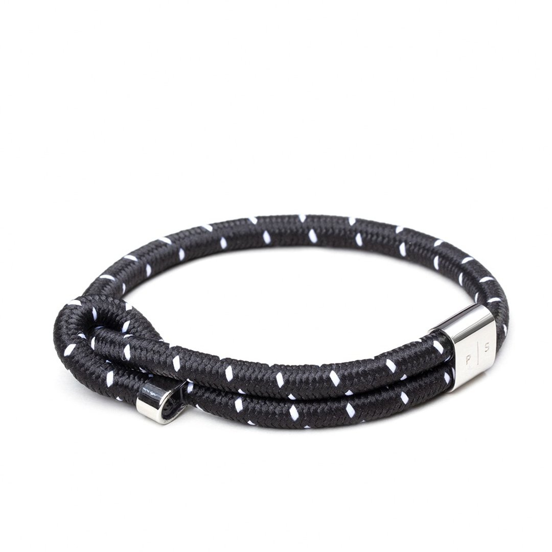 Wve Bracelet — Black Rope - 手链/手环 - 尼龙 黑色