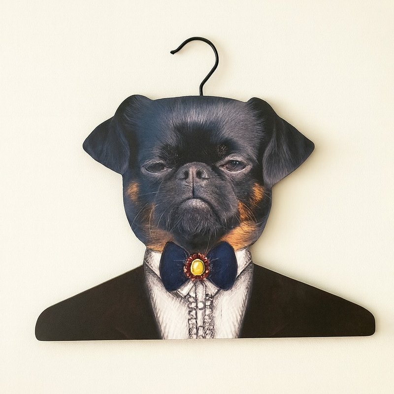 【定制化礼物】 宠物衣架 猫咪 狗狗 衣架 - 订制抱枕/饰品 - 木头 