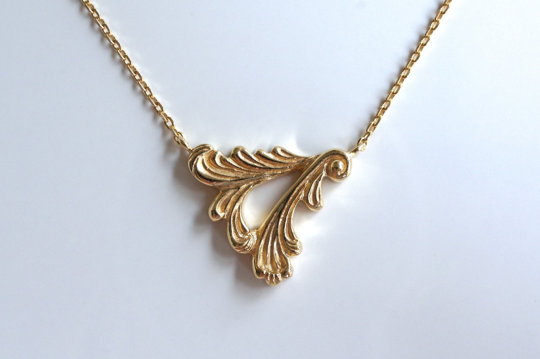 L Arabesque · Triangle Necklace - 项链 - 其他金属 金色