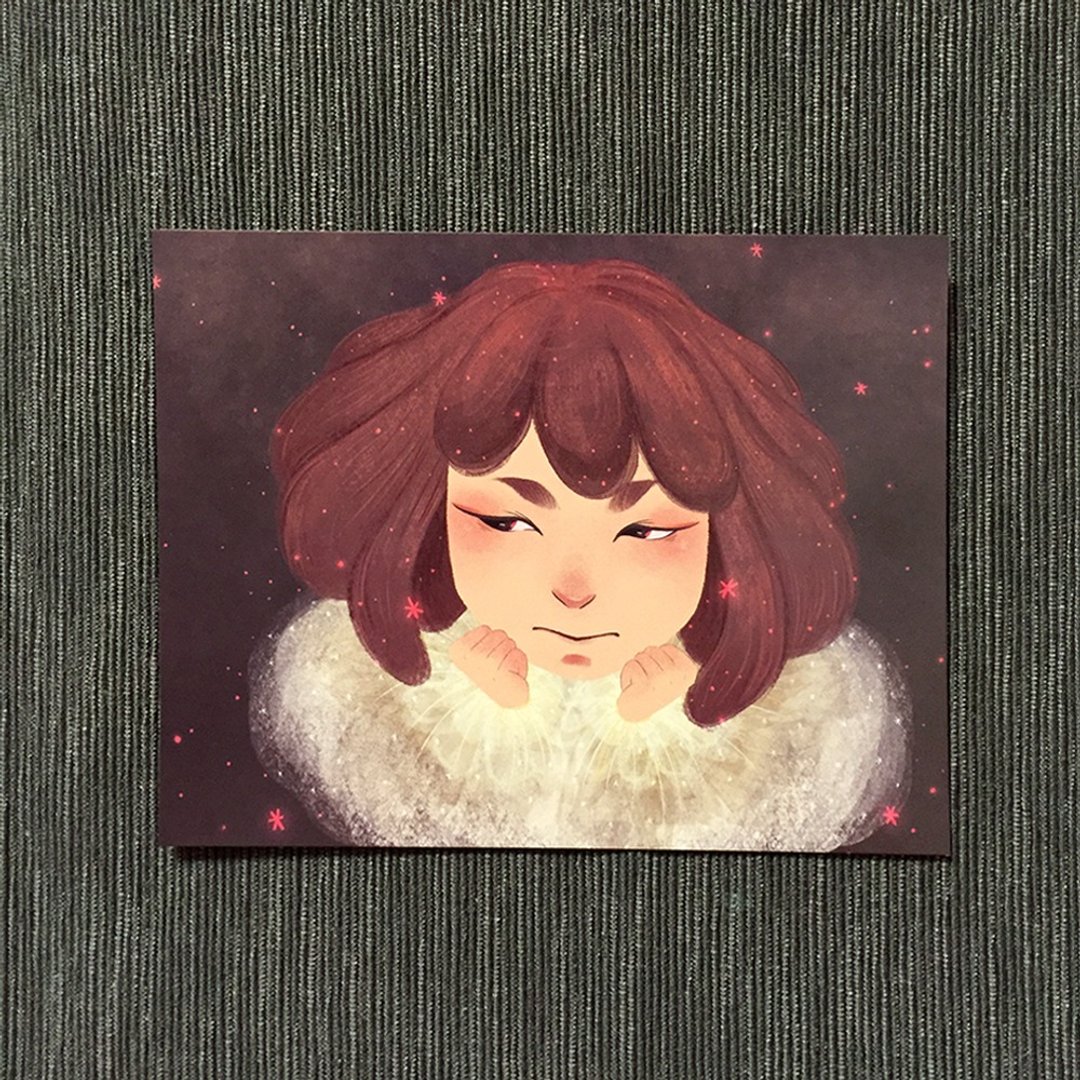 【像星星的女孩-1】明信片 - 卡片/明信片 - 纸 多色