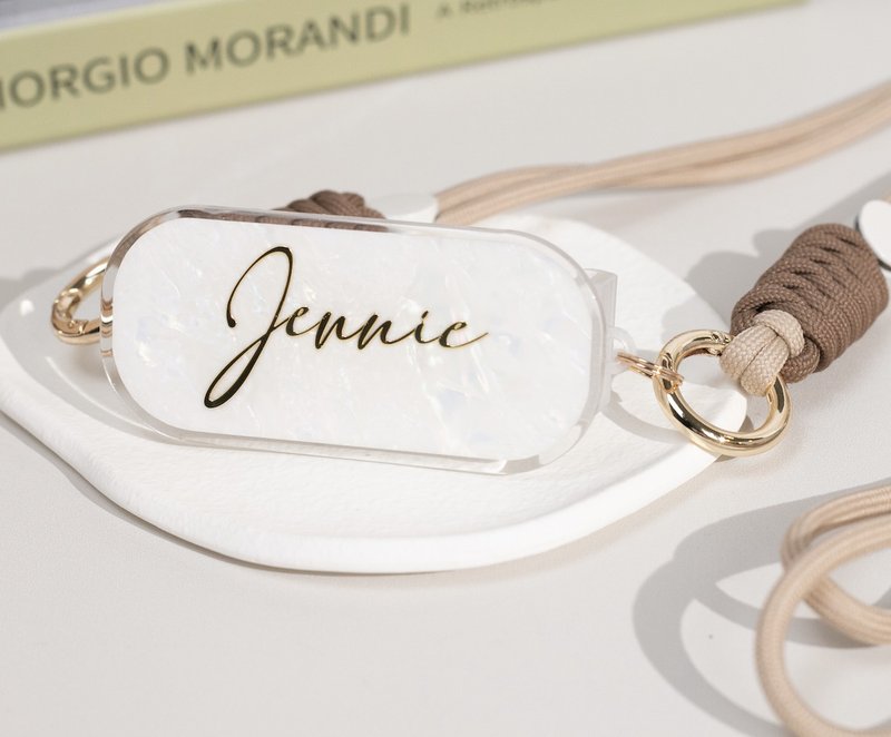 定制礼物 | 定制化挂绳手机夹(纯文字) - 手机配件 - 其他材质 