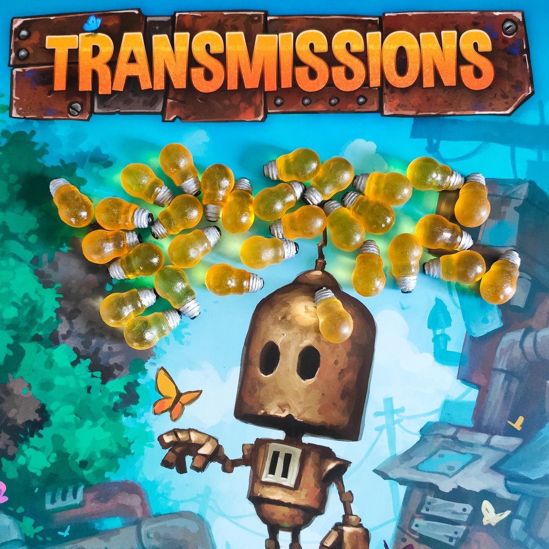 与 Transmissions 棋盘游戏兼容的豪华资源代币 - 桌游/玩具 - 其他材质 