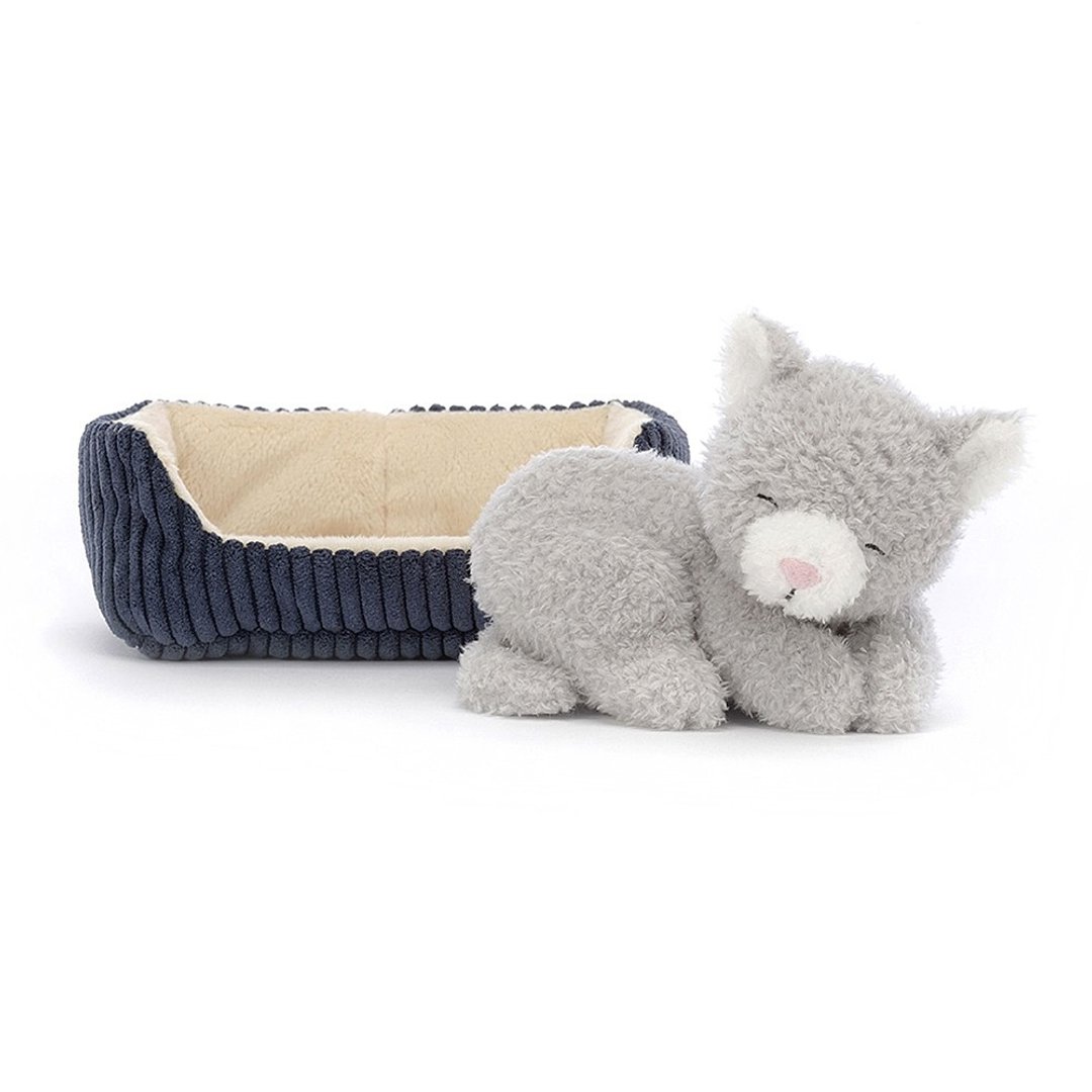 Napping Nipper Cat 贪睡猫 猫星人 喵星人 - 玩偶/公仔 - 聚酯纤维 银色