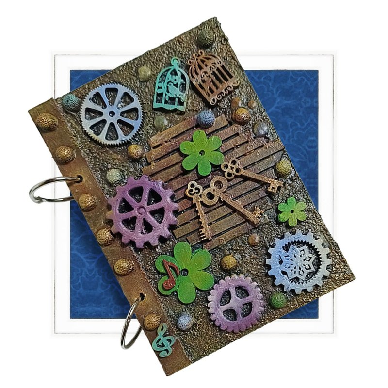 【订制】 手帐  绘画本 画册 工艺手帐 笔记本手账 工艺品 艺术品 - 笔记本/手帐 - 纸 咖啡色