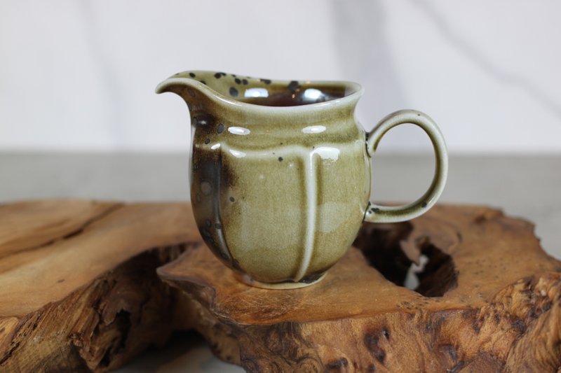 【沐春生活】天然落灰 柴烧茶海 公道杯 名家叶敏祥手作 180ml - 茶具/茶杯 - 瓷 