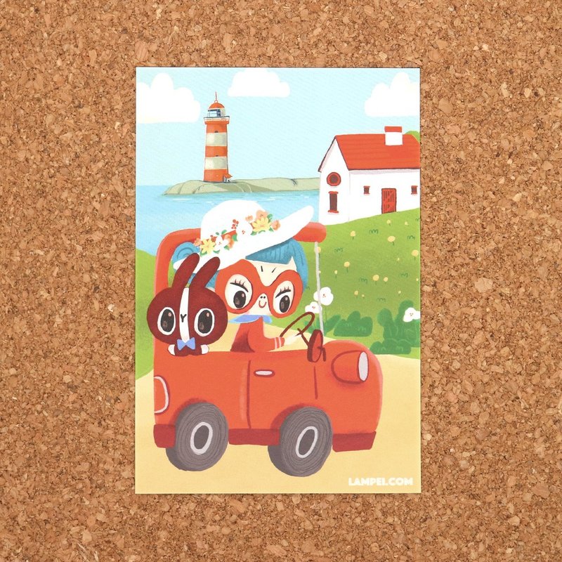 明信片Postcard   沿海旅行  - 苏飞伴你四季 - 卡片/明信片 - 纸 多色