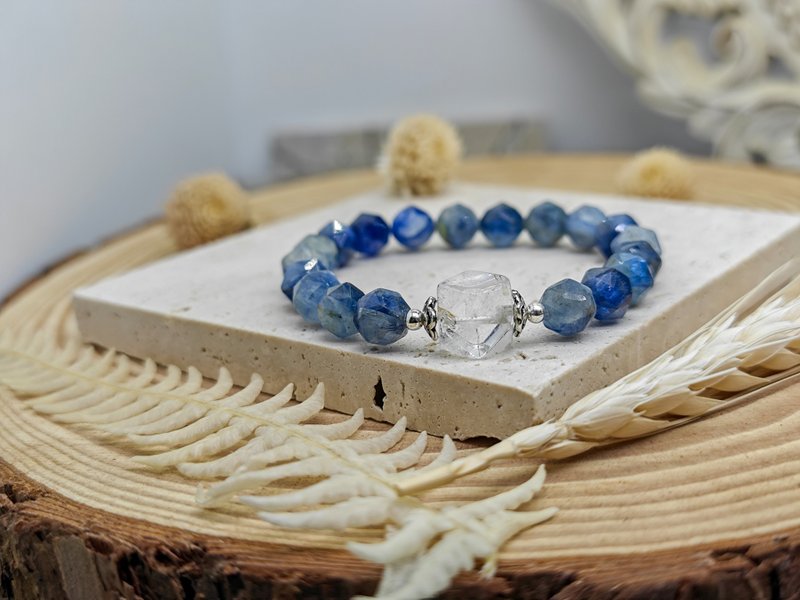水晶手串|蓝晶闪灵钻 - 手链/手环 - 水晶 