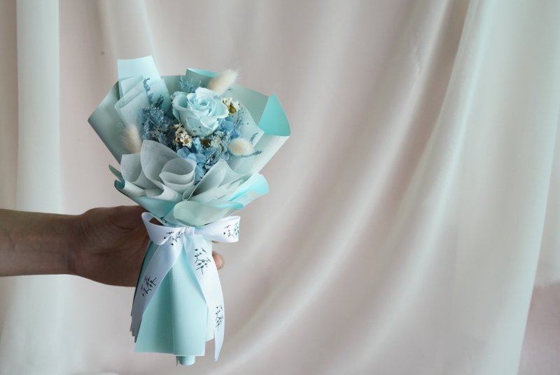 【定制化礼物】【可接急单】永生花花束 玫瑰花束 - 干燥花/捧花 - 植物．花 多色