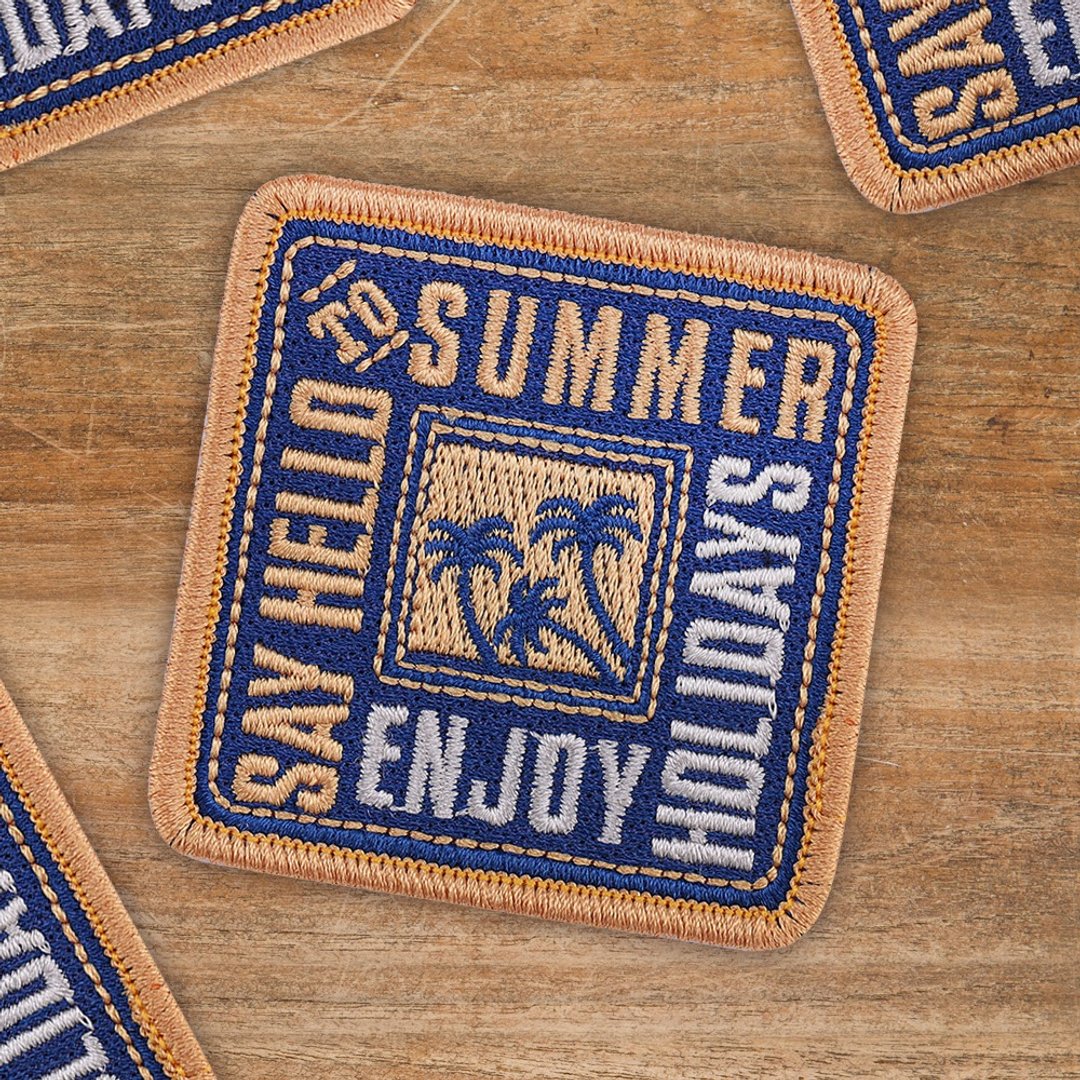 【去走走刺绣布贴】Say Hello To Summer - 编织/刺绣/羊毛毡/裁缝 - 绣线 