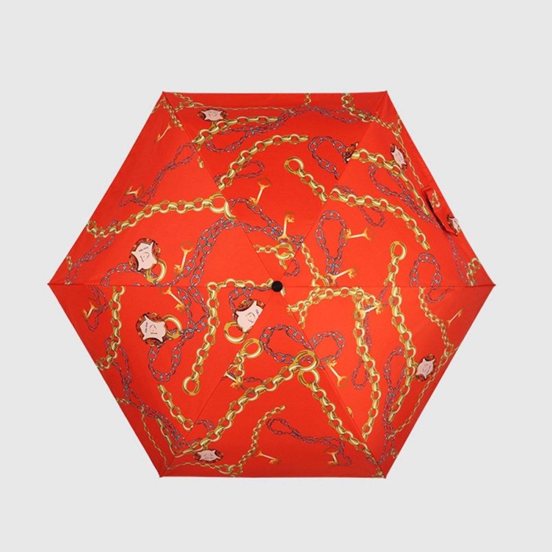 【德国kobold】抗UV蘑菇头系列-6K超轻巧遮阳防晒 五折伞-艾玛橙 - 雨伞/雨衣 - 其他材质 橘色