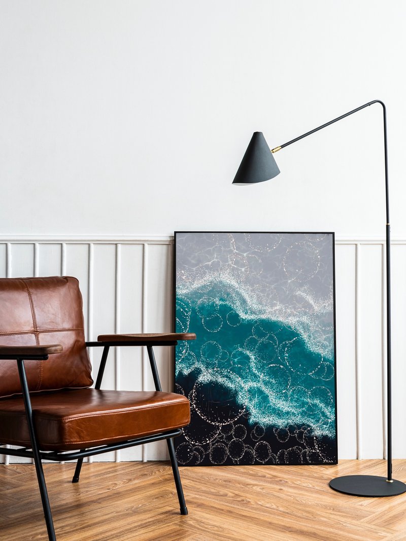 Glitter's Glowing Bubble Beach / 艺术印刷品 / 送礼 - 海报/装饰画/版画 - 纸 多色