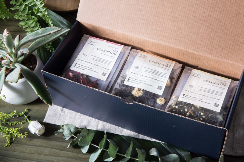 ❖小草作❖ 香草花茶自用分享组 - 茶 - 新鲜食材 绿色