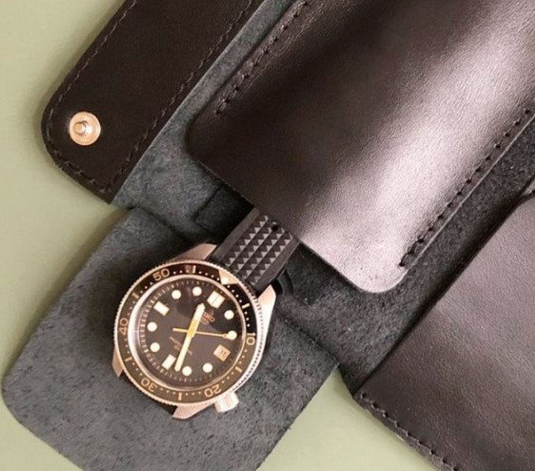 Leather Watch Roll for 2 watches, Leather watch pouch, watch case, watch box - 收纳用品 - 真皮 多色