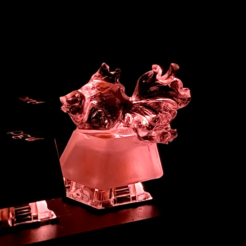 鍵帽, 金魚, 魚,日本魚, 透明, 清晰, 遊戲, 鍵盤, cherry MX - 其他 - 塑料 透明