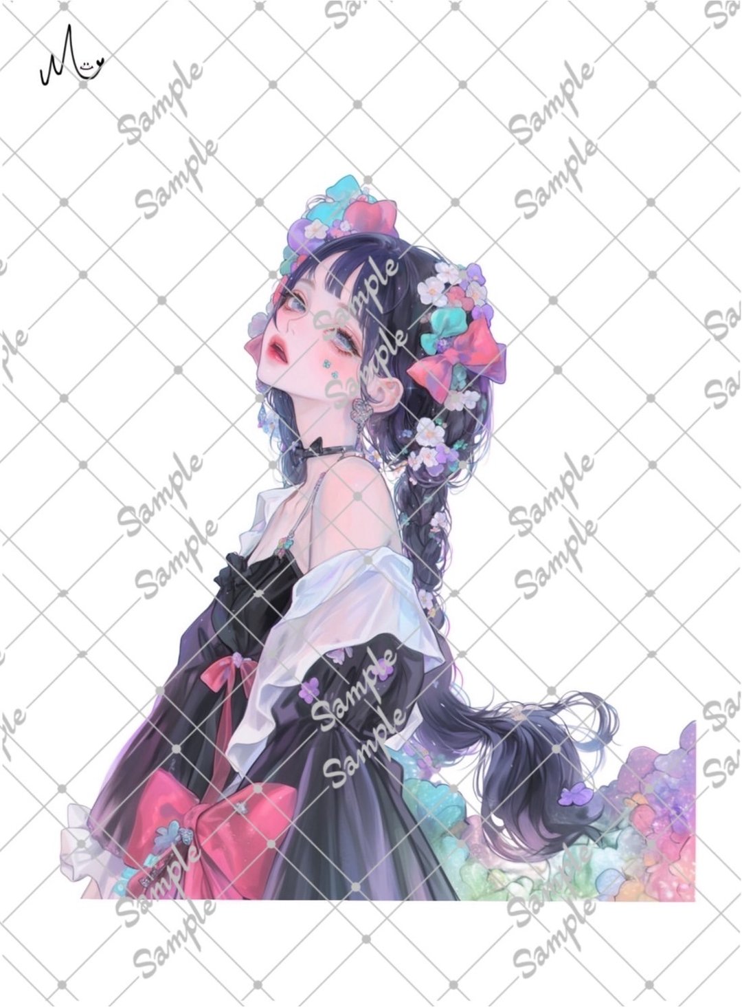 原创人物贴纸 8月新品 - 贴纸 - 纸 
