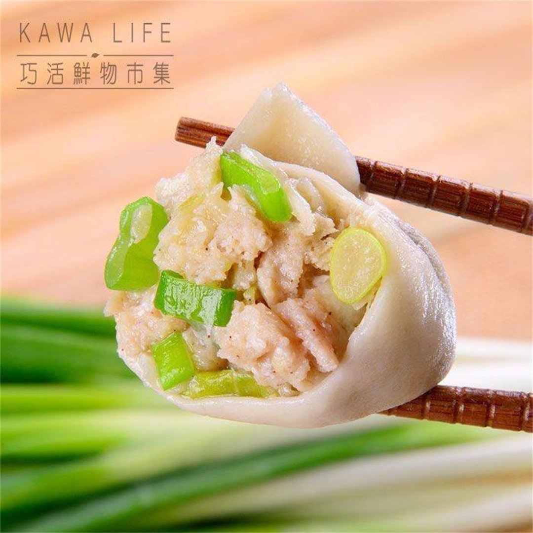 【合乔飨鲜】能量猪三星葱手工水饺30g/粒25粒/包满999再送保冰袋 - 熟食小吃 - 新鲜食材 
