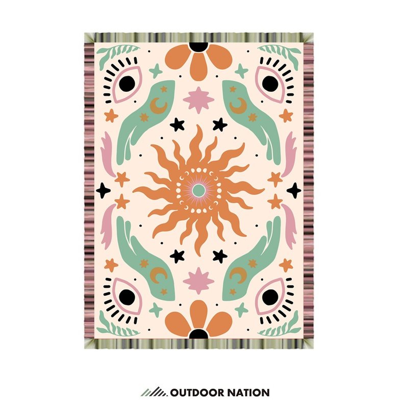 Outdoor Nation户外万用毯/ 加长版/ 占星旅人 The Wandering Ast - 露营用品 - 棉．麻 
