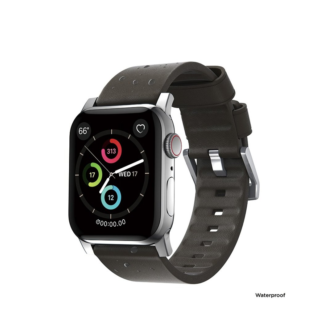 美国NOMAD APPLE WATCH 专用防水皮革表带-44/42mm(856500018348 - 表带 - 真皮 咖啡色