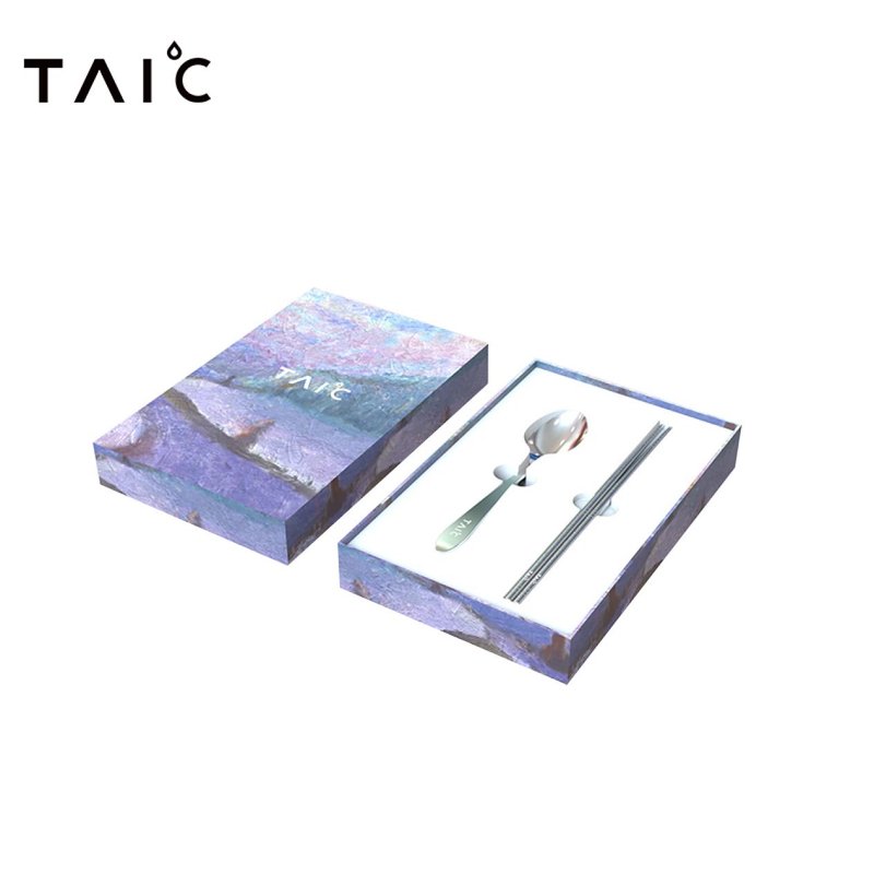 TAIC 太可 纯钛筷勺礼盒套组 - 筷子/筷架 - 其他金属 多色