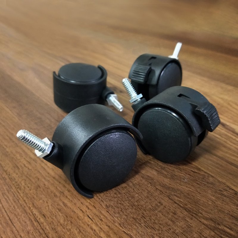 【拜尔家居】2分牙/插销 铁芯塑胶轮组 - 其他 - 其他金属 