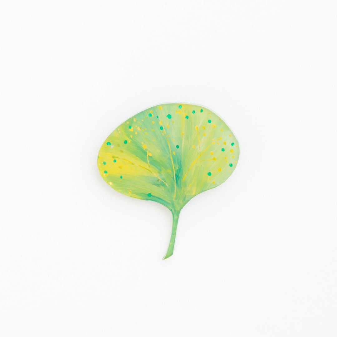 Picture of brooch [leaf] - 胸针 - 压克力 黄色