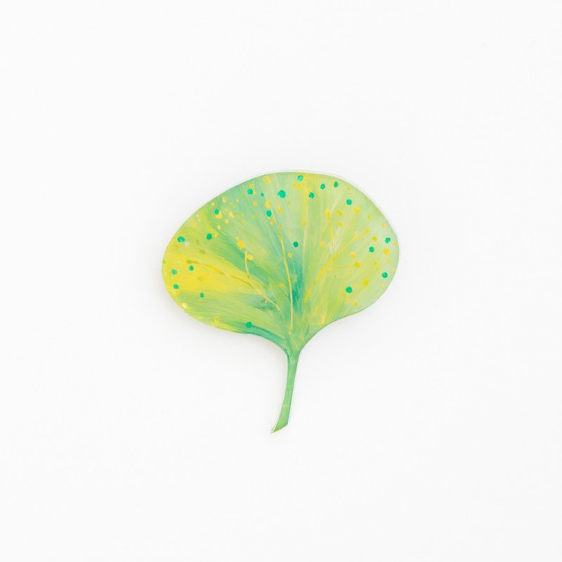 Picture of brooch [leaf] - 胸针 - 压克力 黄色
