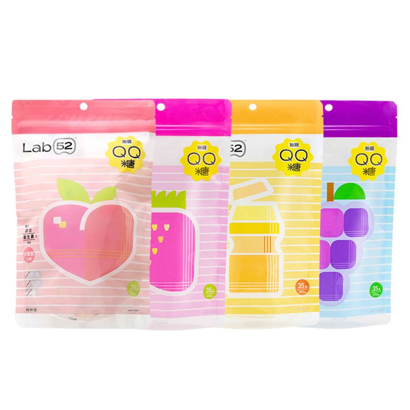 【Lab52 齿妍堂】无糖QQ糖 87.5g/包 - 零食/点心 - 其他材质 白色