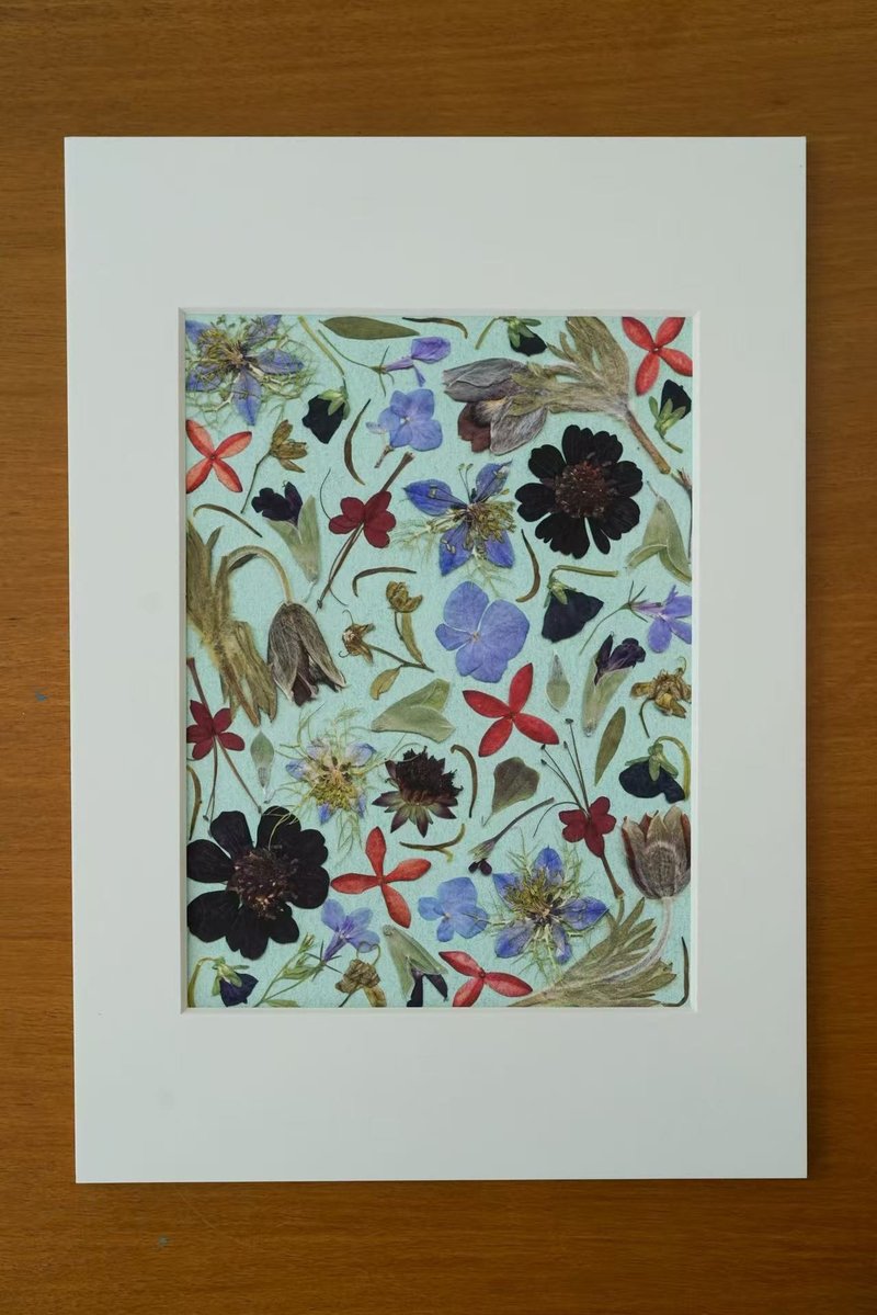 ŽIRAFA敦煌配色系列绿色押花作品艺术微喷画家居装饰画芯 - 海报/装饰画/版画 - 纸 绿色