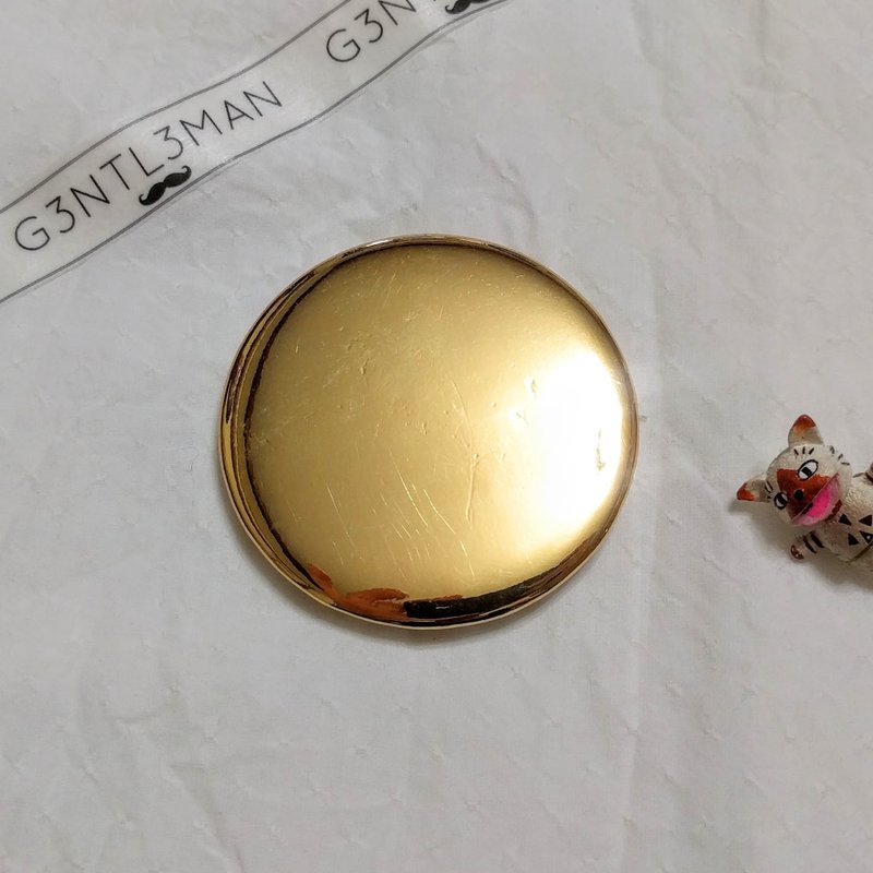 G3NTL3MAN 时尚胸章 丙申零贰 简约个性特殊质感款 - 胸针 - 纸 金色