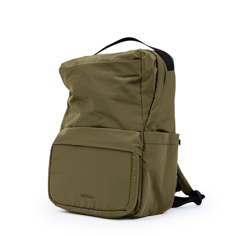 ATELJEE系列| 时尚2合1后背包 KIIRA 13-15寸笔电双肩包 绿 - 后背包/双肩包 - 聚酯纤维 绿色