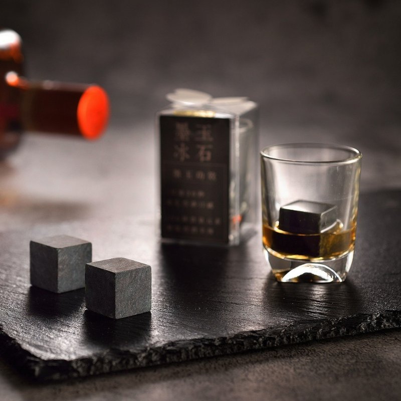 醇酒玉1入礼盒 | 威士忌冰石 | 生日礼盒 - 酒杯/酒器 - 玉石 绿色
