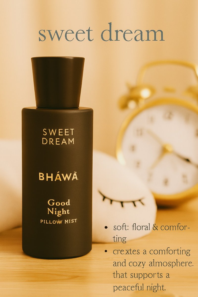 泰国 BHAWA SPA 专用 晚安好眠枕头喷雾 - 甜美梦鄕 50ml - 香薰/精油/线香 - 精油 