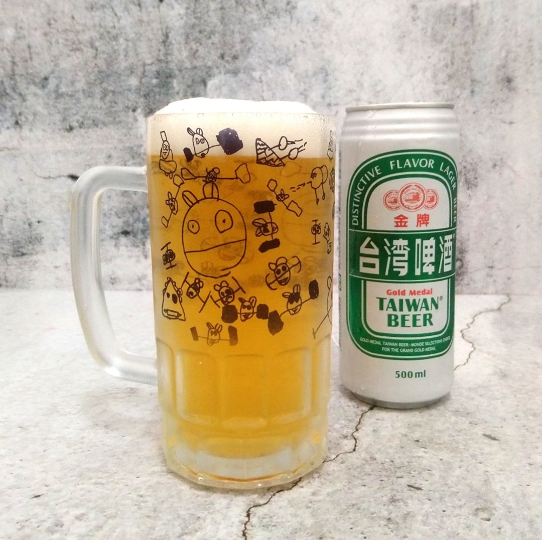 【定制化礼物】(定制商品)涂鸦玻璃啤酒杯 - 玻璃杯 - 玻璃 多色