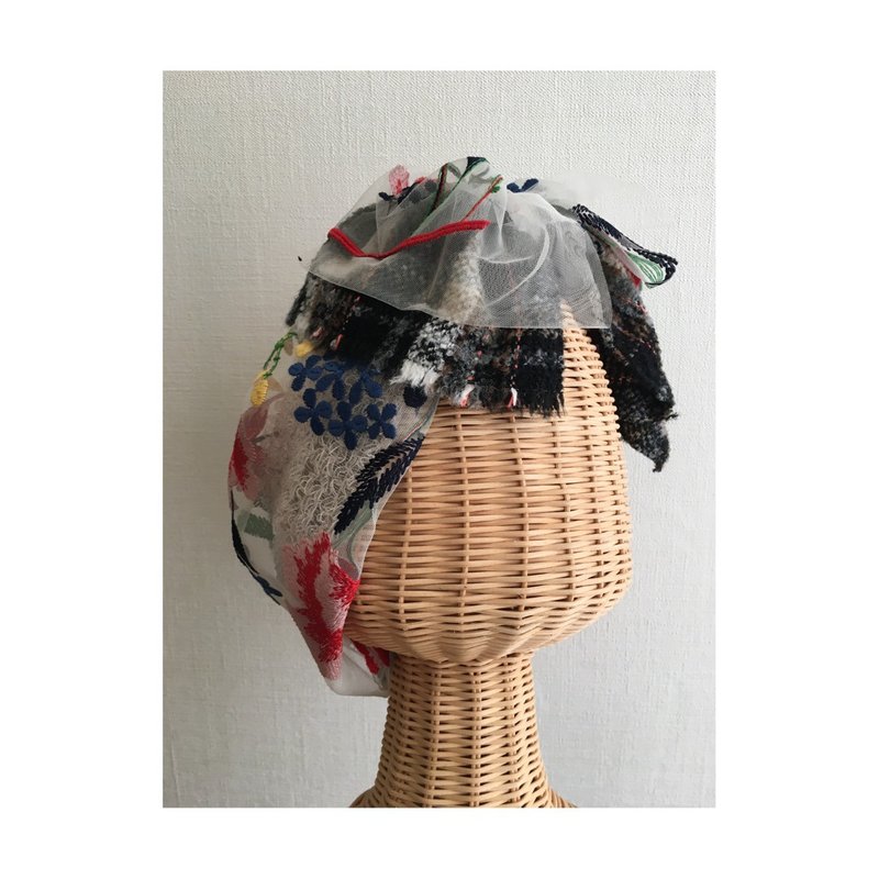 Wool flowers/Pink - 发饰 - 聚酯纤维 粉红色