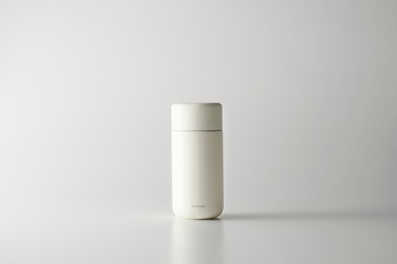 日本Marna陶瓷双层保温保冷杯350ml - 白色 - 保温瓶/保温杯 - 其他材质 白色