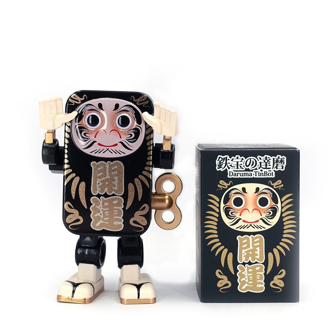 必胜之达磨铁宝 - 玩偶/公仔 - 其他金属 黑色