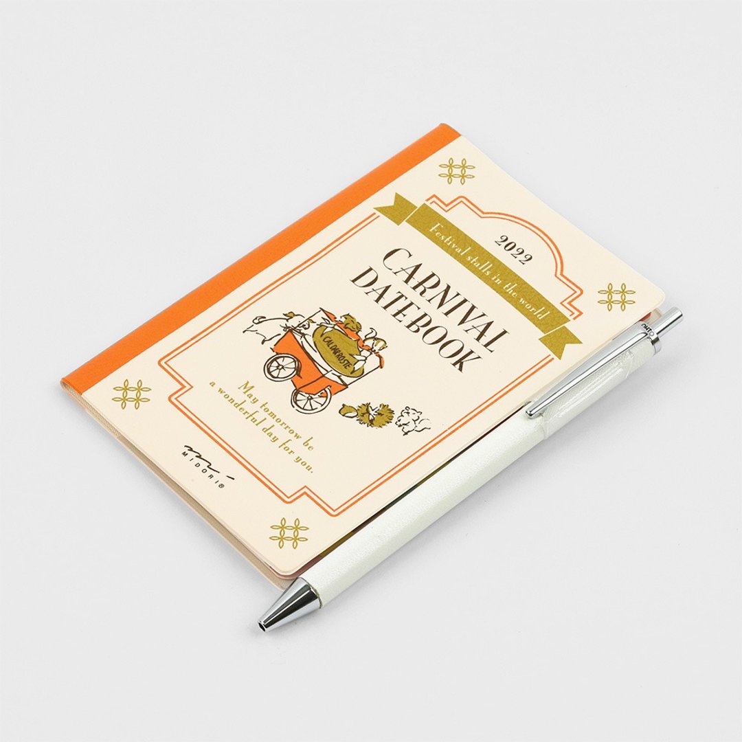 MIDORI Pocket Diary 2022 手帐迷你 月间 | 嘉年华 - 笔记本/手帐 - 纸 多色